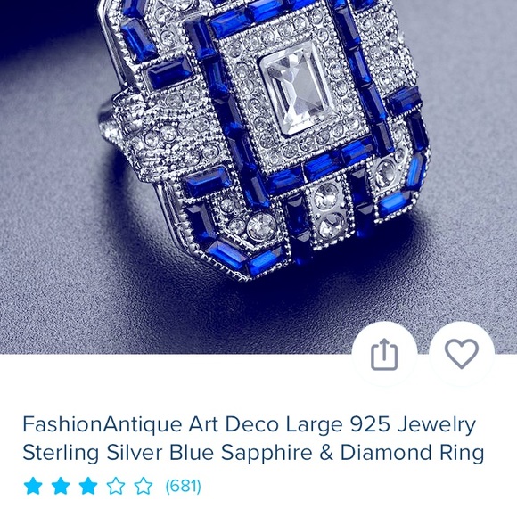 Sapphire ring - Picture 1 of 4